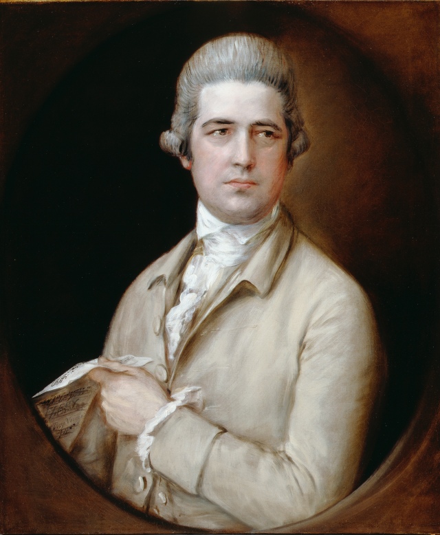 Thomas Gainsborough, Thomas Linley the elder, c. 1770, oil on canvas. By Permission of the Trustees of Dulwich Picture Gallery, London