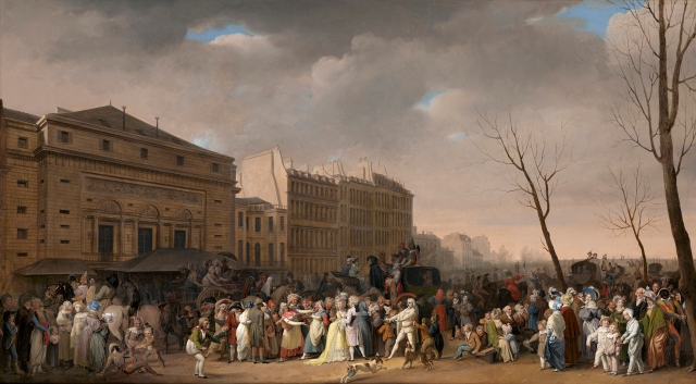 A Carnival on the Boulevard du Crime 1832
